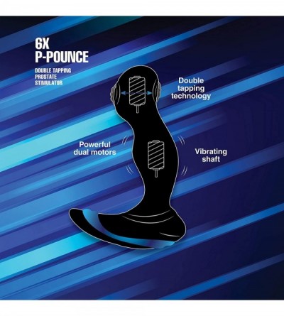 Anal Sex Toys 6X P-Pounce Double Tapping Prostate Stimulator - CI194HA4DCX $27.38