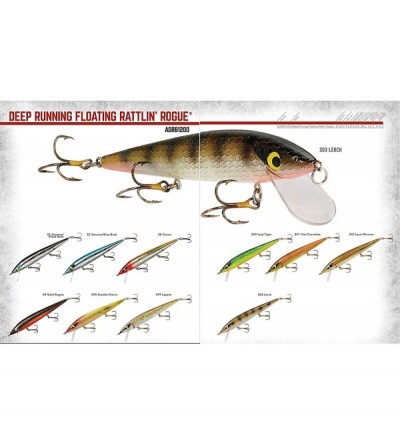 Paddles, Whips & Ticklers Deep Suspending Rattlin' Rogue Fishing Lure - Lappie - CW182X3892L $8.23