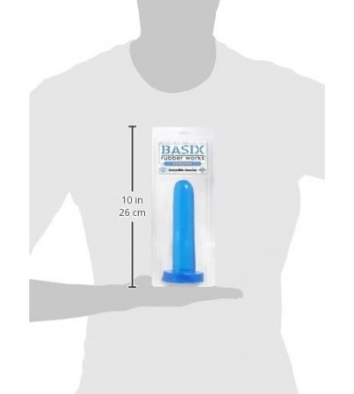 Anal Sex Toys Rubber Works 5" Smoothy Dong- Blue - Blue - C4112E32RJF $6.44