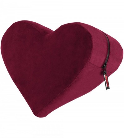 Sex Furniture Decor Heart Wedge Pillow- Merlot Velvish - Merlot Velvish - CM115I3PUYH $48.06