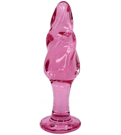 Anal Sex Toys 4.3 Inches Pink Glass Pleasure Wand for Anal Sex Play- Small Anal Butt Plug for Beginner Starter - CN18765OKL0 ...