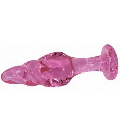 Anal Sex Toys 4.3 Inches Pink Glass Pleasure Wand for Anal Sex Play- Small Anal Butt Plug for Beginner Starter - CN18765OKL0 ...