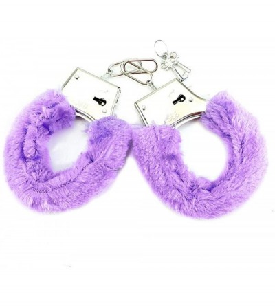 Restraints Plush Furry Flurry Restraints Handcuffs Soft Steel Cuffs Stag Hen Party Night Fancy Dress with Keys Sex Couple Toy...