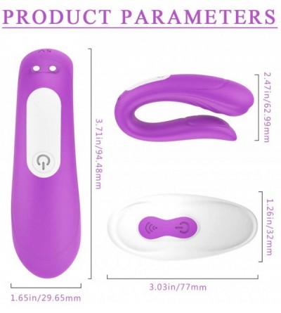 Vibrators Clitoral G Spot Vibrator for Women- Couples Vibrator with 9 Powerful Vibrations- Waterproof Rechargeable Remote Con...