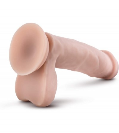 Novelties 7" Sensa Feel Dual Density Dildo - Cock and Balls Dong - Suction Cup Harness Compatible - Sex Toy for Women - Sex T...