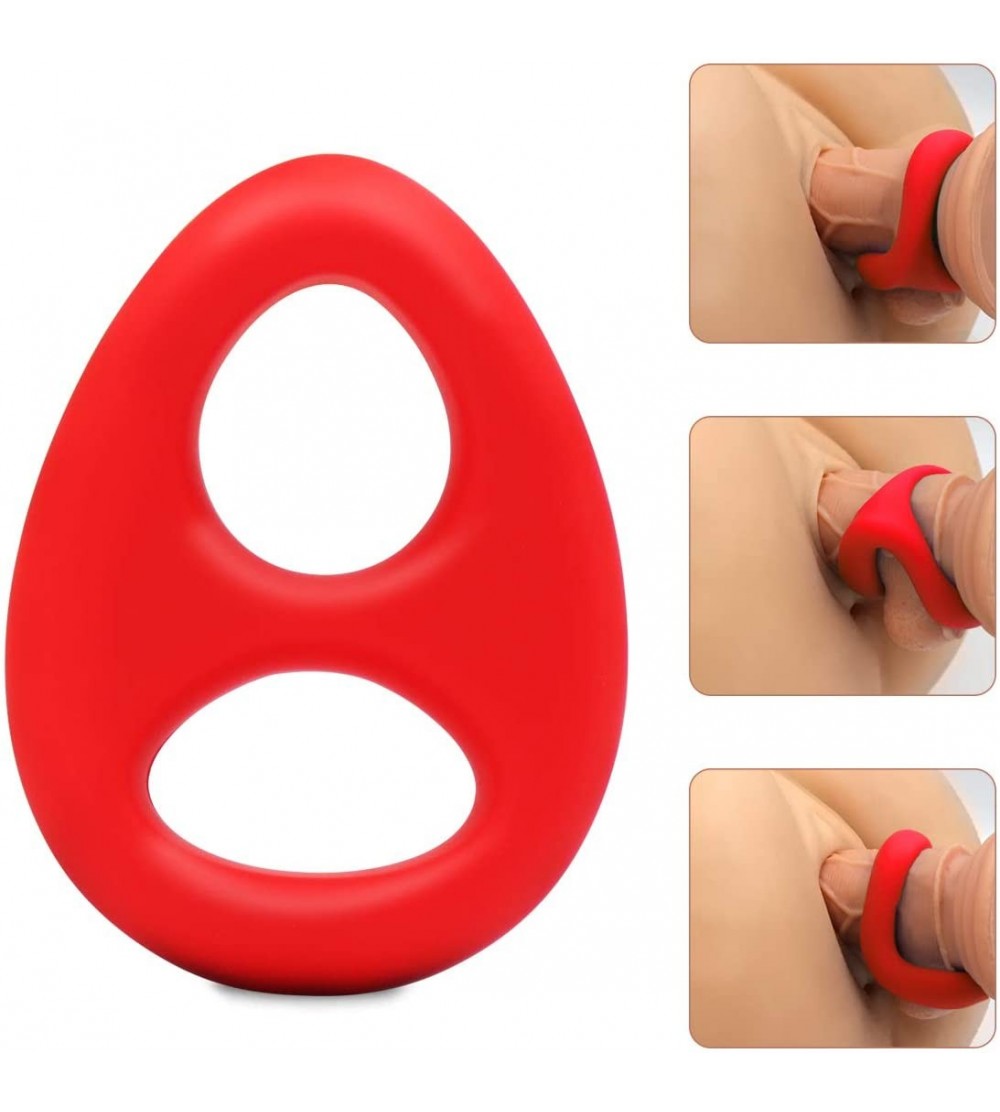 Penis Rings Premium Stretchy Silicone Penis Ring for Enhancing Erection- Super Smooth Soft Cock Ring Stimulate Dick Stay Stro...