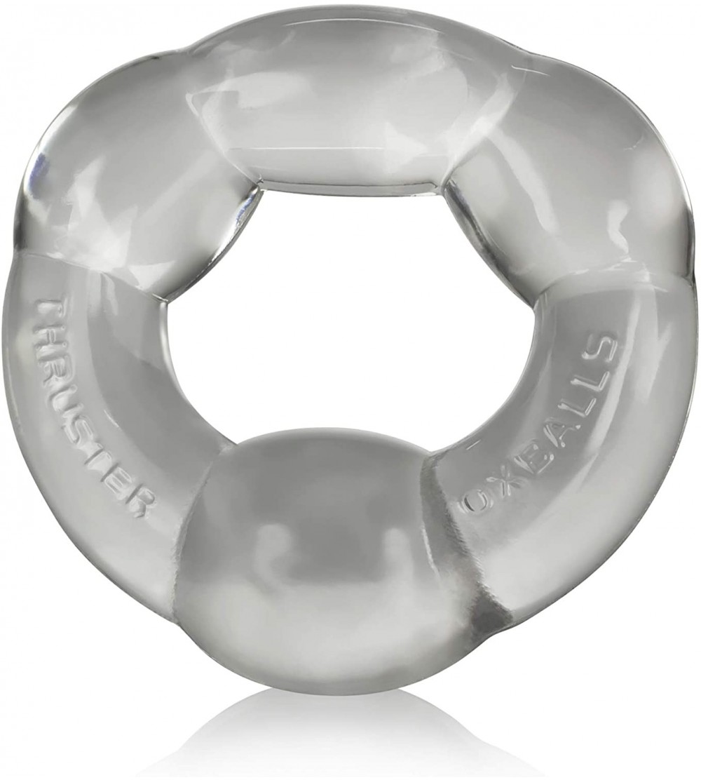 Penis Rings Thruster Full size cockring - clear - Clear - C912GYXFNPP $8.12