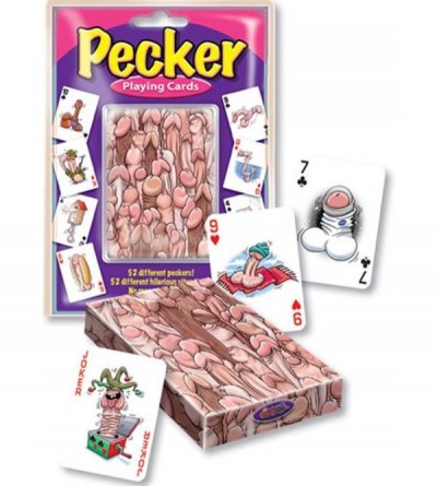Novelties Pecker Playing Cards - CG113GD9OZH $21.91