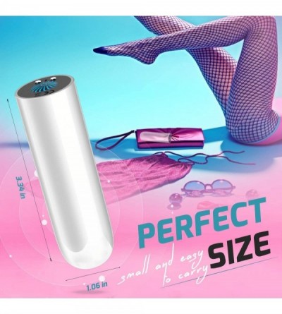 Vibrators Bullet Vibrator for Precision Clitoral Stimulation- Rechargeable Lipstick Dildo Vibe with 10 Vibration Modes- Orgas...