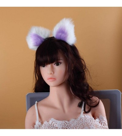 Anal Sex Toys Tail Ear Plùg Kit Collar Bell Multicolored Fox Bùtt Anime Rivet Leather Stainless Headband Plush Cosplay Maid T...