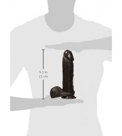 Dildos Cock Dildo- Brown- 9 Inch - Brown - C811INY55ON $18.14