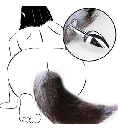 Anal Sex Toys Amal Plug Heart Shape Six-Toys for Men Women Beginners- 3 Sizes (S- C1 (With Fox Tail)) - C1 (With Fox Tail) - ...