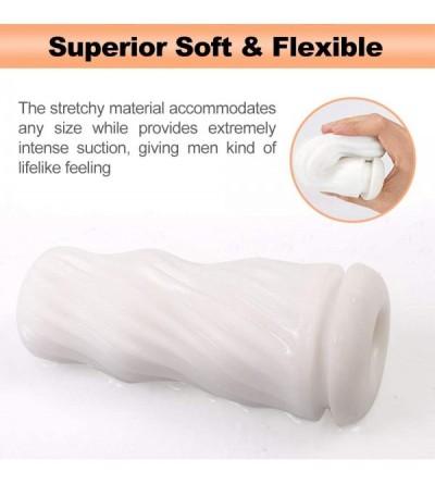 Male Masturbators Vacuum Male Masturbator Cup with Suction Control- 3D Realistic Vagina Textured Portable Pocket Pussy Stroke...