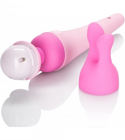 Vibrators Inspire Handheld Flexible-Headed Electric Mini Massager Set - Pink - CM18GGEW7RD $27.32