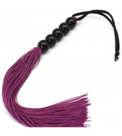 Paddles, Whips & Ticklers Rubber Sex Flogger Whip - Beginners Super Soft 15 Inch Flogger Whip for Sex Adult (Purple) - Purple...