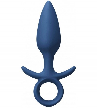 Anal Sex Toys Renegade King Rechargeable Silicone Anal Butt Plug - Medium - Blue - C318AUSGZX9 $58.22