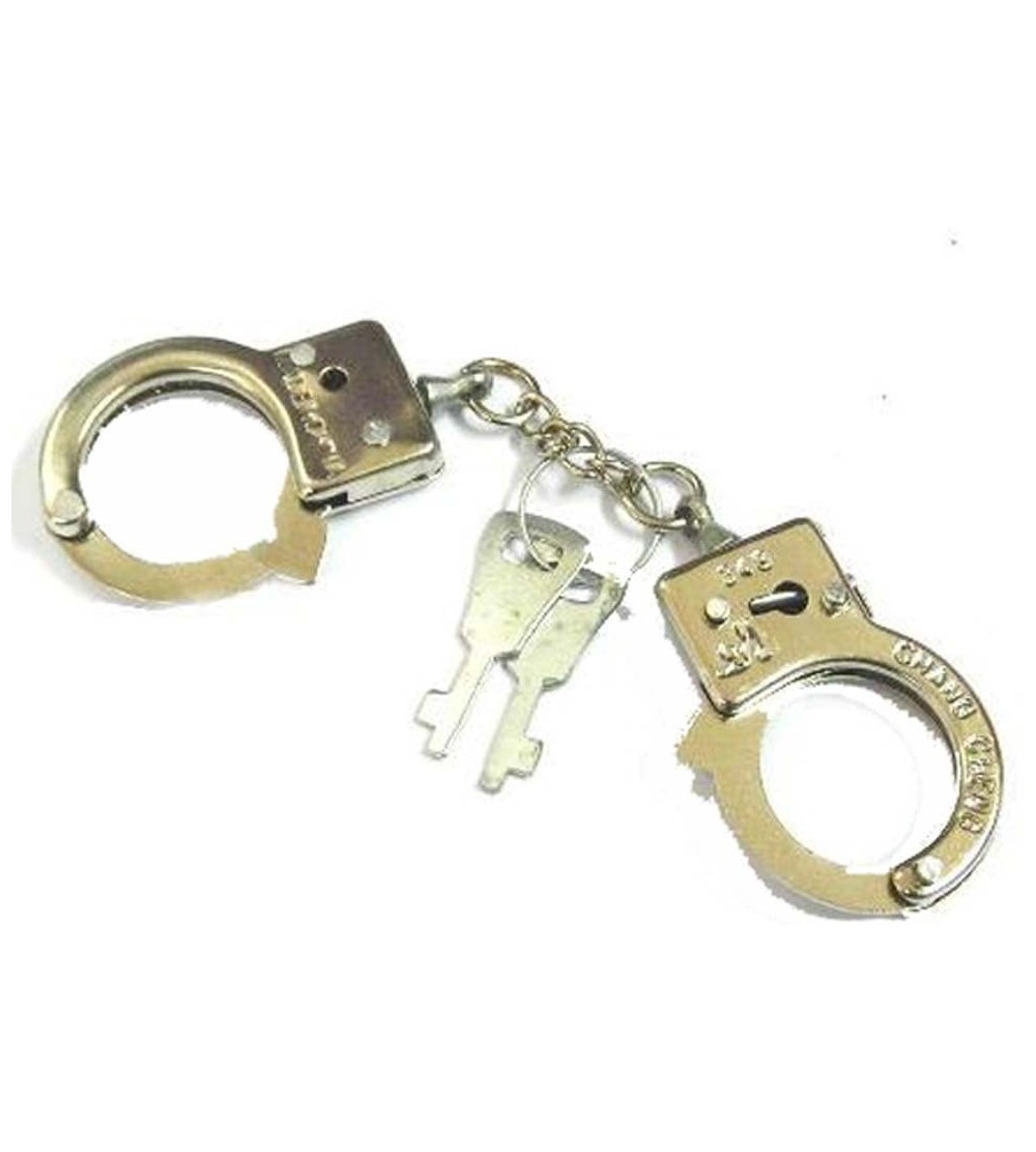 Restraints Metal Chrome Thumb Cuffs with 2 Keys - Handcuffs for Fingers - C311QS5XE97 $9.46