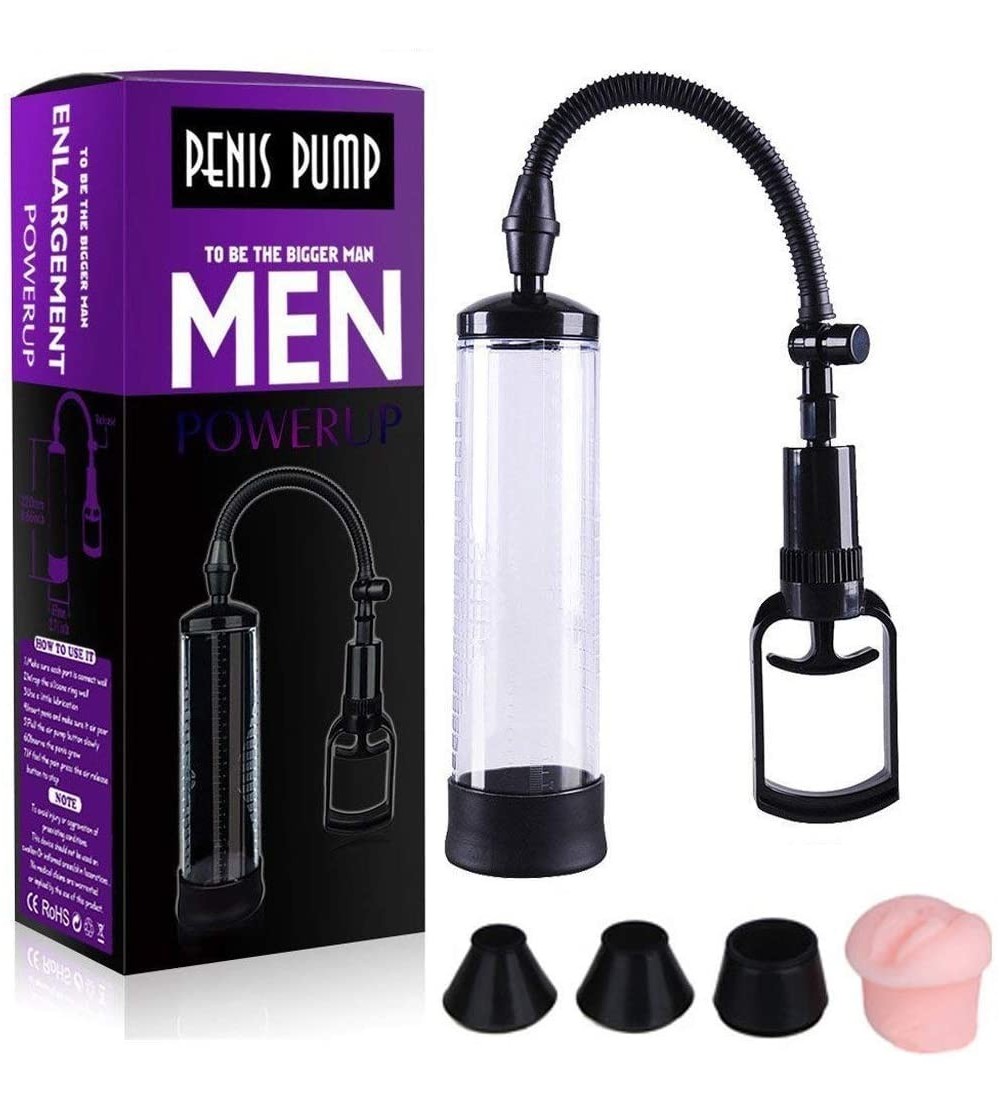Pumps & Enlargers Manual Penis Vacuum Air Pump Strengthen Enlarger Booster Extender Setting Device for Men Power Up Massage C...