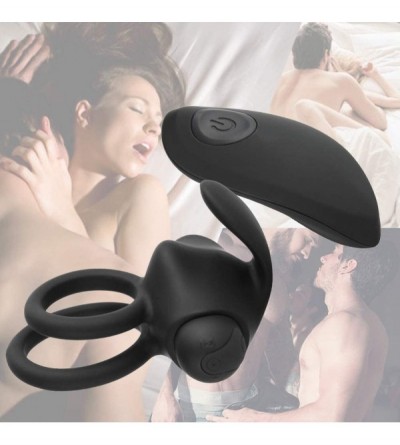 Penis Rings Vibrating Penis Ring Silicone 10 Vibration Modes Cock Ring USB Rechargeable Waterproof Clitoris and Testis Massag...
