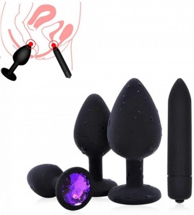 Anal Sex Toys 4 Pieces Perfect Size Trainer Kit B'utt Plùgs - Beginner Starter Set for Women (BLACK1) - Black1 - CN19G3EORR8 ...