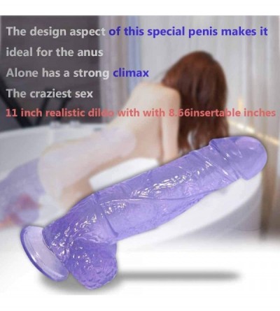 Dildos 11" Womens-Ďîldɔs Soft Full Body Beginner's Lifelike Toys for Female Hand-Free Play for Women Sunglasses Suction Cup (...