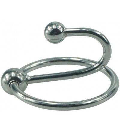 Penis Rings Stainless Steel Pennis Ring Male Longer Harder Eraction Clock Ring for Men Time - CJ18ARL82LD $5.66