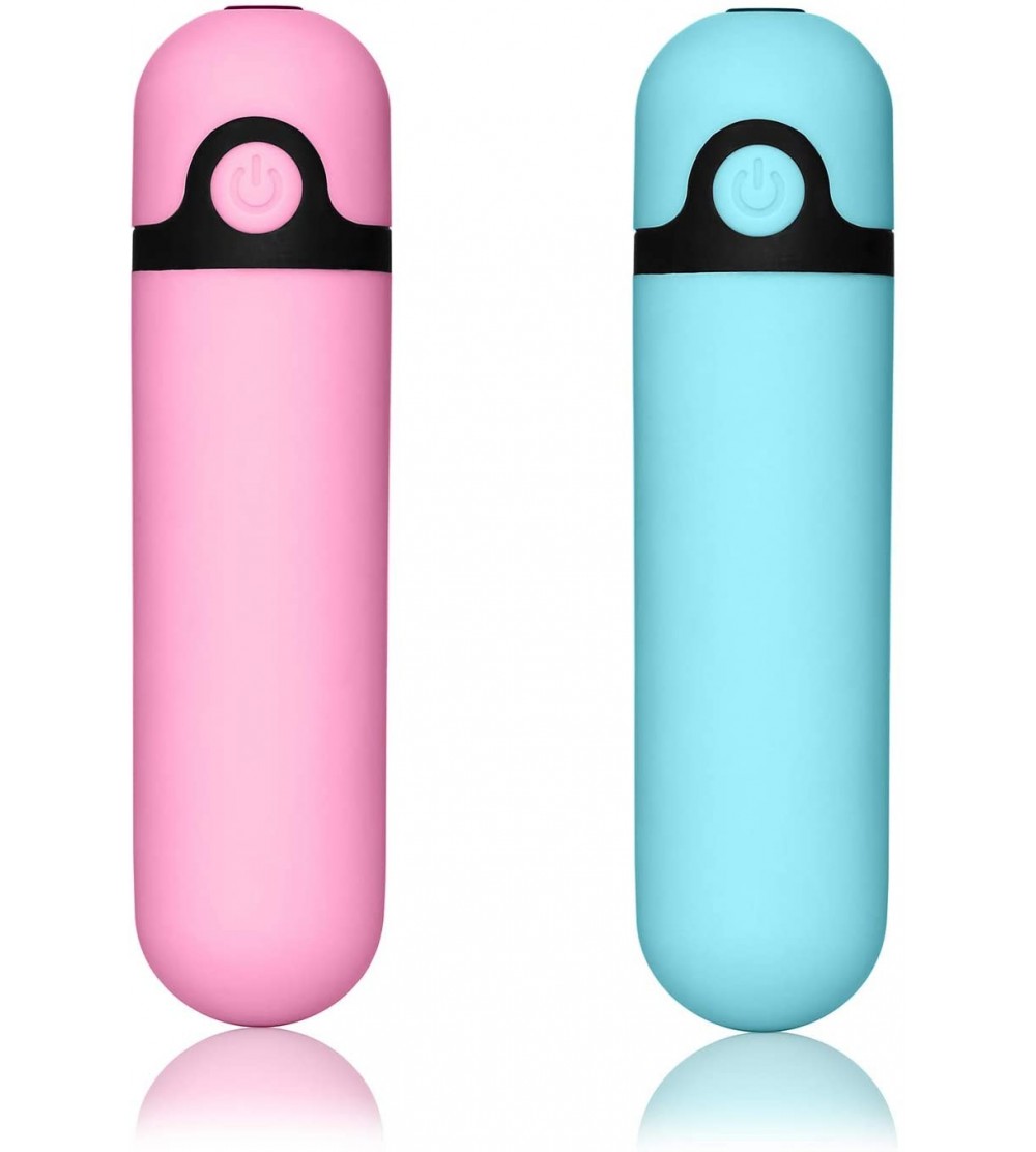 Vibrators 2 Pack Bullet Vibrators- Waterproof Mini Personal Massager Wand Handheld 10 Speeds Rechargeable Vibrantor for Women...