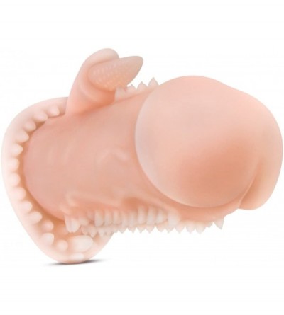 Novelties Soft Dual Pleasure Clitoral Stimulating Cock Sleeve - Delay Ejaculation Male Enhancement - Sex Toy for Men (Beige) ...