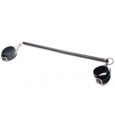 Restraints Leather Wrapped Spreader Bar with Cuffs - C8194HA6XSR $35.49