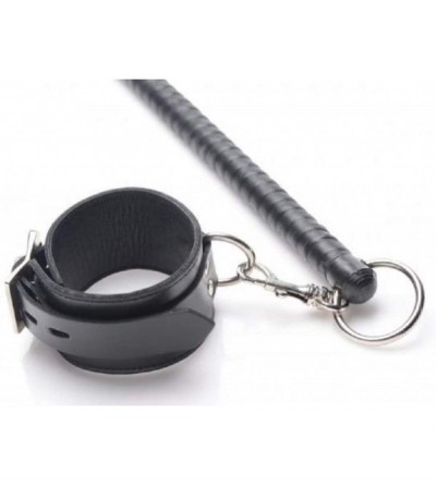 Restraints Leather Wrapped Spreader Bar with Cuffs - C8194HA6XSR $35.49