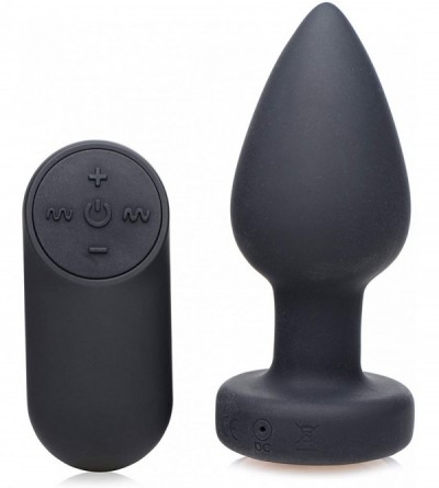 Anal Sex Toys 7X Light Up Rechargeable Anal Plug - Medium - CZ194HZTZ4O $33.30