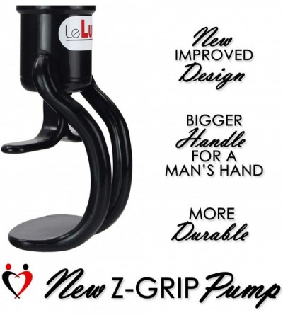 Pumps & Enlargers Vacuum Penis Pump EasyOp ZGrip Natural Male Enhancement Bundle with 3 Assorted Sized Cylinder Seal Sizes of...