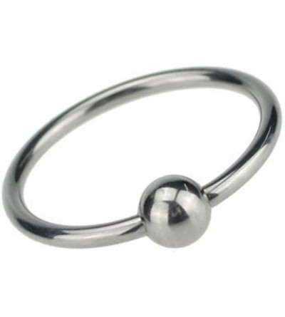 Penis Rings Parabom Stainless Steel Penis Ring Delay Ejaculation 30mm Cock Ring Sex toys for Male - Silver - CH18DQR9QCG $8.85