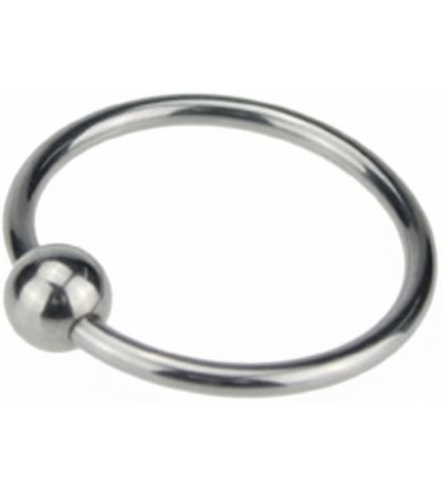 Penis Rings Parabom Stainless Steel Penis Ring Delay Ejaculation 30mm Cock Ring Sex toys for Male - Silver - CH18DQR9QCG $8.85