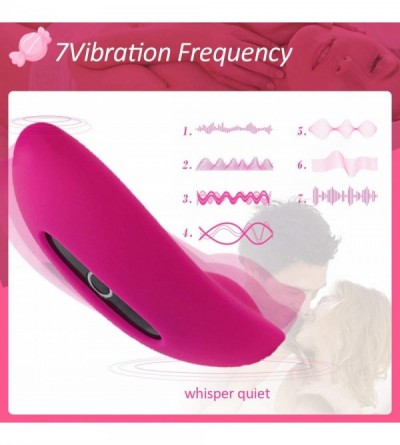 Vibrators Invisible Vibrator Clitoral Massager Panties Wearable Remote Control Egg Mini Small Silicone Waterproof Vibrator Ad...