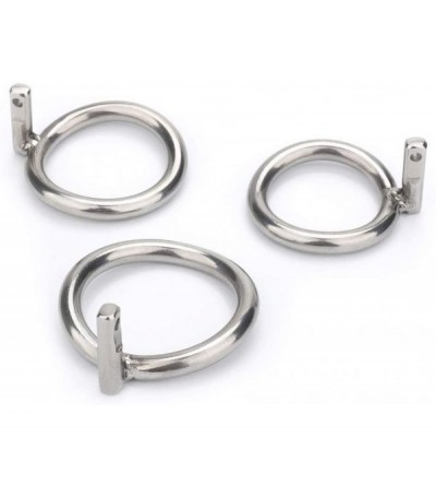 Penis Rings Stainless Steel Penis Ring Cock Rings Delay Erections Toy for Men Male 50mm - CQ18NYN9T4X $8.60