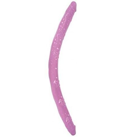 Anal Sex Toys Butt to Butt Double Play Dildo- Pink - Pink - CL18DKM0SAD $16.39