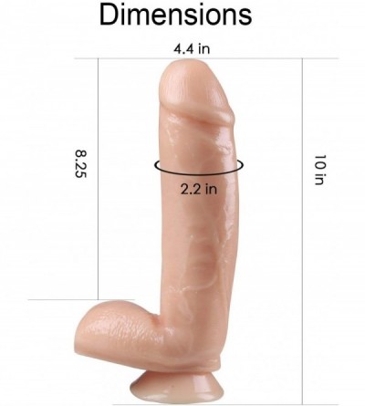Dildos Star Performers Series Main Attraction Light Dildo Sex Toy- Silicone Ultimate Soft and Firm Inner Core- Realistic Vein...