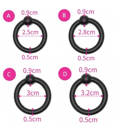 Penis Rings Soft Clock Ring Set Of 4 for Men Sex - CQ192O57ONX $6.67