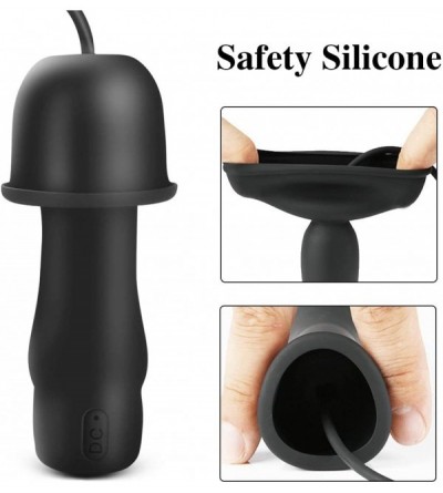 Catheters & Sounds Silicone Vibrating Urethral Sounds Dilator-Male Vibrator Penis Plug Super Soft 16 Speeds Male Sex Toy Vibr...