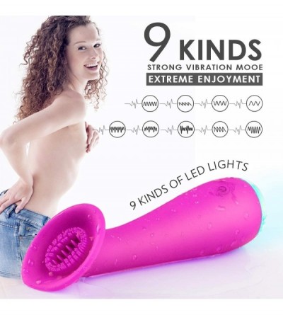 Vibrators Clitoral Licking Tongue Vibrator-Waterproof Clit Vibrator Massager with 8 Strong Vibration Modes-Nipple Stimulator ...