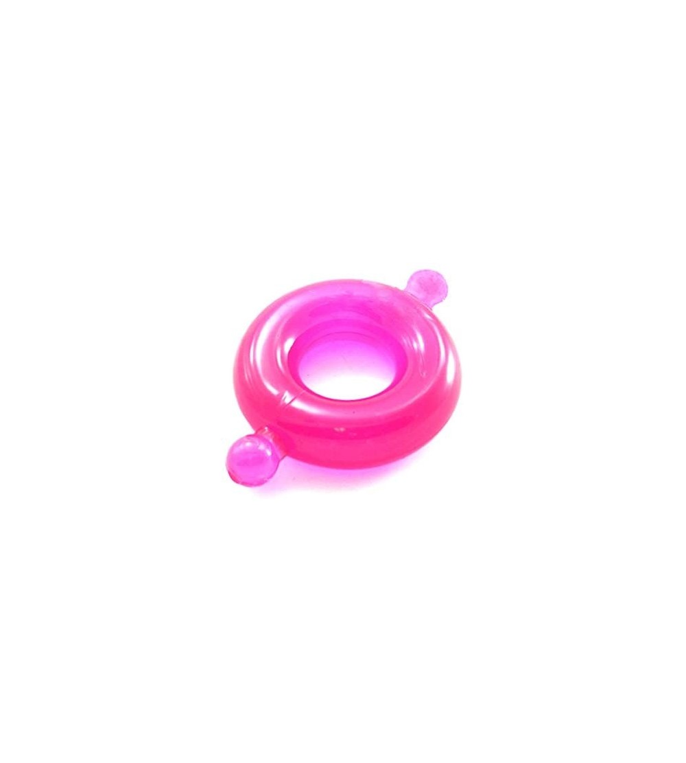 Penis Rings Men's Pleasure Band Ring for Endurance - Elastomer - Large - Pink - CT1890S8EYU $10.26