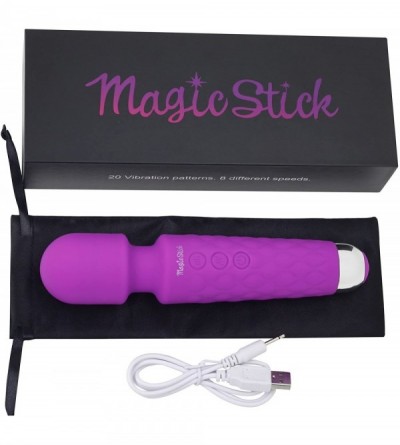 Vibrators Personal Cordless Massager Wand Handheld Waterproof + Powerful Motor and High Quality Silicone Great for Therapeuti...