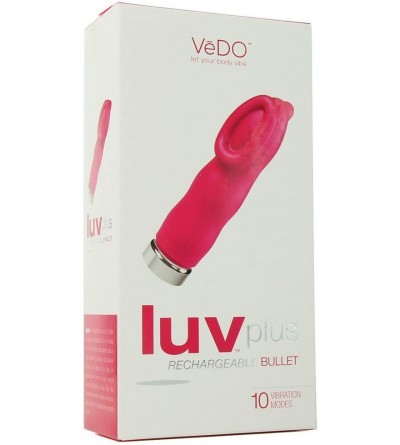 Vibrators Luv Plus Rechargeable Clitoris Vibe- Foxy Pink - Pink - CT12NZZRPWV $23.23