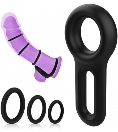 Penis Rings Cock Rings Toy Penis Rings Set- Sex Toy for Men Penis Couple Play with Stretchy Premium Silicone for Better Longe...
