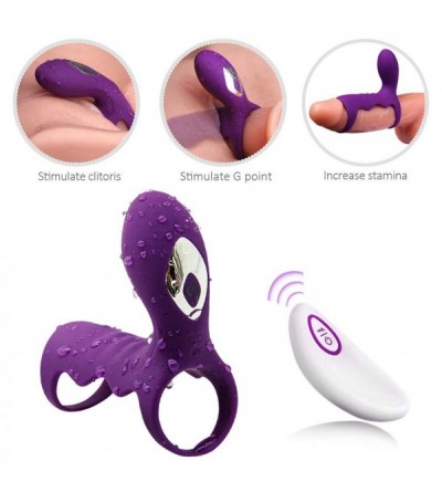 Penis Rings Wearable 10-Segment Adult Toy Quiet Waterproof Silicone Couple - Clock Ring for Sêx Rings for Men Couples Longer ...