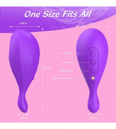 Vibrators Clitoral Sucking Vibrator for Women Masturbation with Whale Shape 2 Suction Holes Vibrating Tail- Clit Sucker 2 in ...