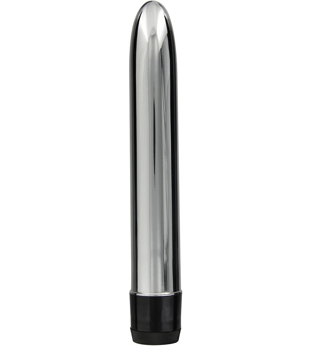 Novelties 7-Inch Slim Vibrator - Silver - CV112V60T4P $11.41