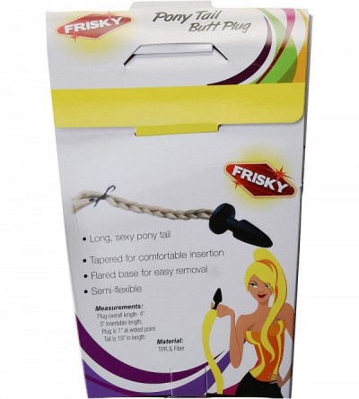 Dildos Frisky Blondie Pony Tail Butt Plug - CR127ZW18JT $12.00