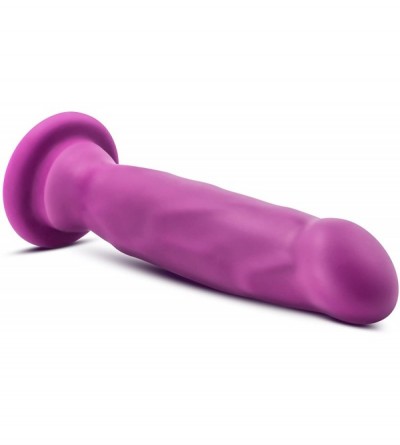 Dildos 8" Realistic Sensa Feel Dual Density Dildo - Platinum Silicone - Long Veined Cock Dong - Suction Cup Harness Compatibl...
